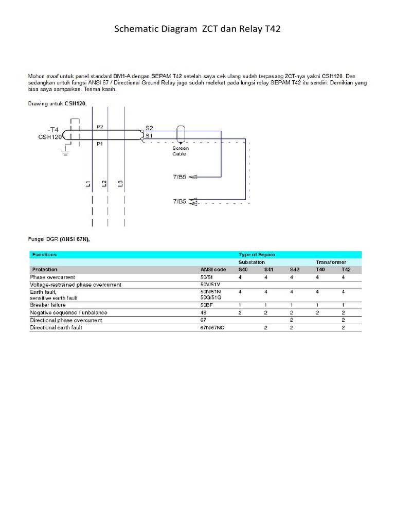 Schematic Diagram Relay | PDF