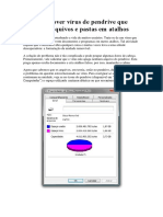 Como Remover Vírus de Pendrive Que Converte Arquivos e Pastas Em Atalhos