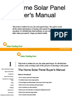 Solar Electric Panel Manual
