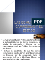 Las Comunidades Campesinas