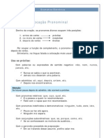 Português - Gramática Eletrônica 13 - Colocação Pronominal