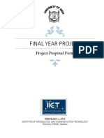 FYP Proposal Form 2016 v3
