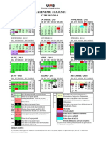 Calendari Academic Grafic