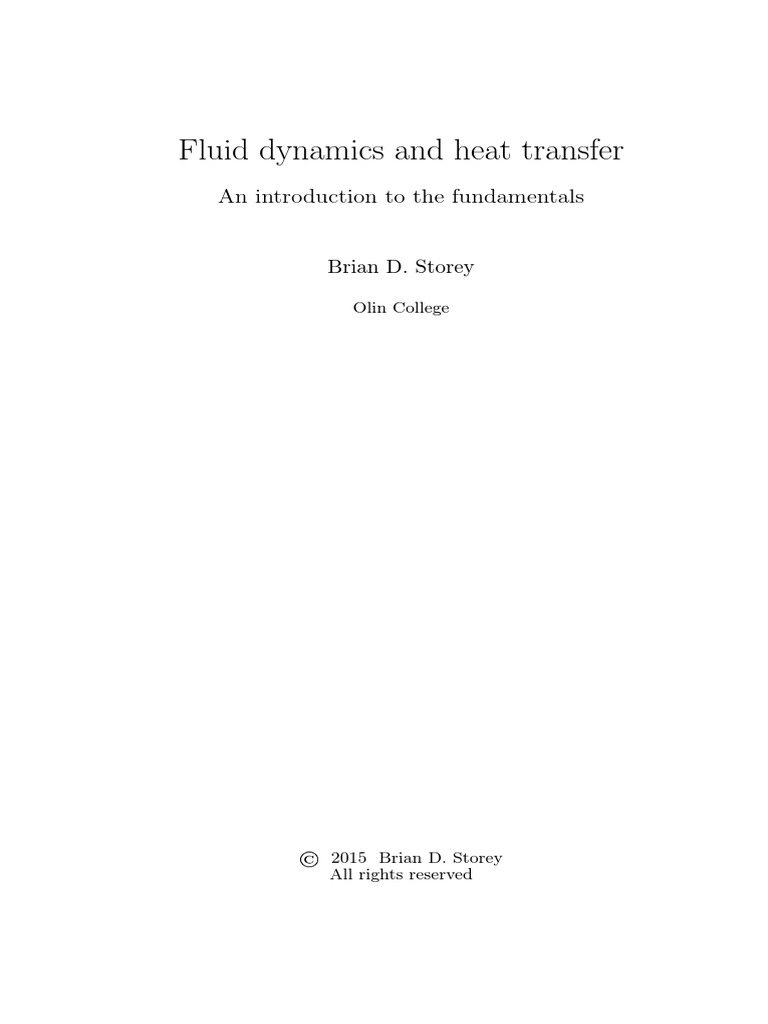 Fluids Heat and Mass Transfer | PDF | Fluid Dynamics | Boundary Layer