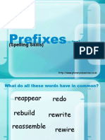 Prefixes Re