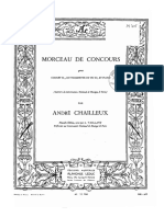 A. Chailleux - Morceau de Concours