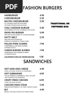 Dickey's BBQ Takeout and Delivery Menu | PDF | Barbecue | Sausage
