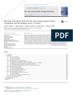 Life Cycle Assessment (LCA) and Life Cycle Energy Analysis (LCEA) of Buildings and The Building Sector A Review