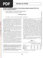 Donoghue, Vidal, Kronfeld - 1998 - Nutrition for Health Growth and Morphometrics of Green Iguanas ( Iguana Iguana ) Fed Four Levels of D