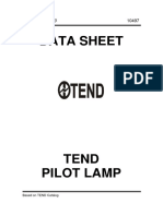 TEND Pilot Lamp data sheet