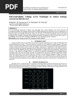 Self-controllable Voltage Level Technique to reduce leakage current in DRAM 4×4