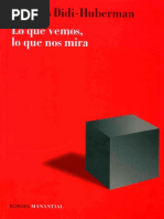 Georges Didi-Huberman - Lo Que Vemos Lo Que Nos Mira | PDF ...
