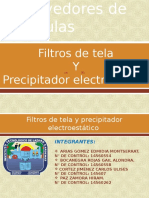 Filtros de Tela y Precipitador Electrostatico