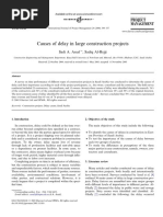 Download Cause of Delay in Large Construction Projects by chondroc11 SN298662506 doc pdf