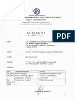 2015 Assessment Moderation