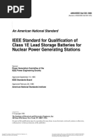 ANSI - IEEE STD 535-1986 LEAD Acid Battery