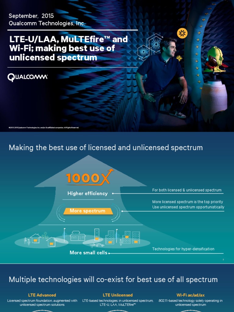 Unlicensed Wireless Spectrum – Licensed Spectrum Vs Unlicensed Spectrum ...