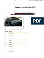 Car, Parts of The Car - Learning English With Pictures