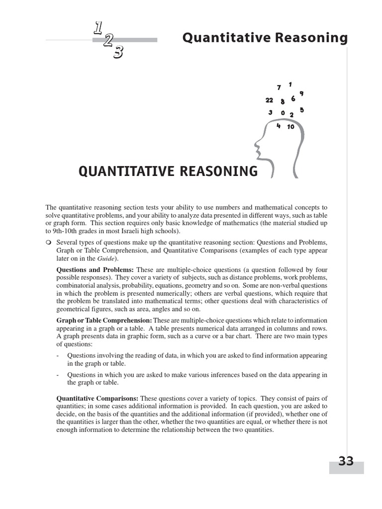 Psychometric English Quantitative | PDF