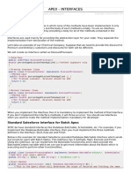 Apex - Interfaces PDF