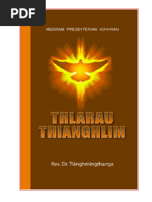 Puitling SS Zirlai, 2016 - Thlarau Thianghlim PDF