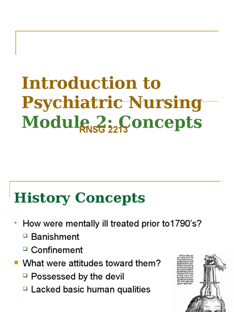 Introduction to Psychiatric Nursing Concepts | PDF | Mental Disorder ...