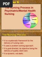 The Nursing Process in Psychiatric/Mental Health Nursing