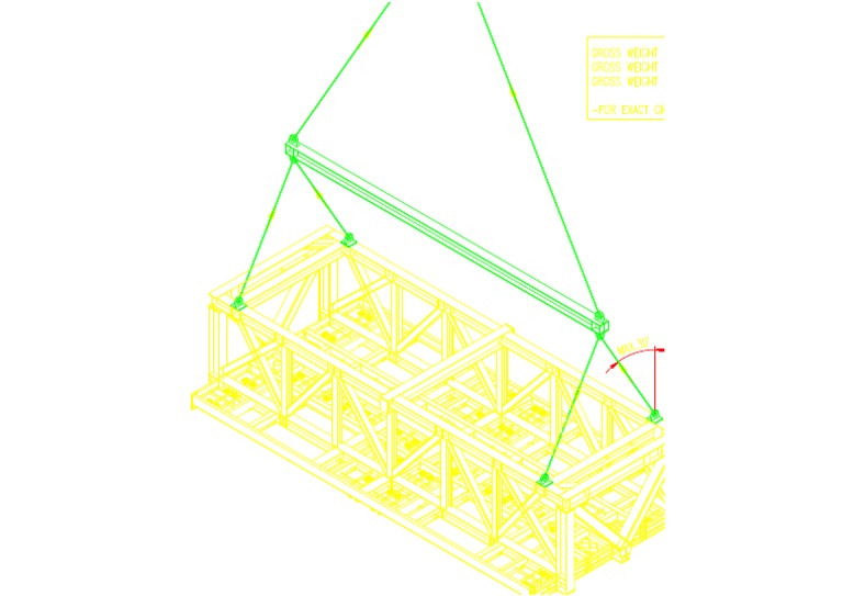 Spreader Beam Calculation execution