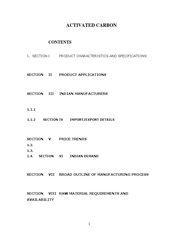 Activated Carbon PDF Adsorption Nature