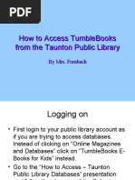 Download How to Access Tumble Books From TPL by amslater2 SN29869437 doc pdf