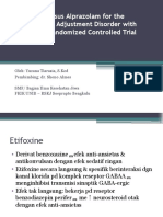 Journal Reading: Etifoxine Versus Alprazolam For The Treatment of Adjusment