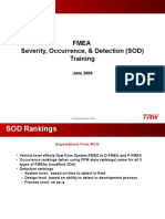 FMEA - SOD Training - Unibody