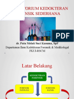 TMF 7 - Laboratorium Kedokteran Forensik Sederhana