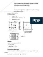 Calcul Perete Nestructural Cu Incarcari Perpendiculare Pe Plan