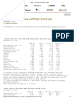 USDA's Corn, Soybean and Wheat Estimates