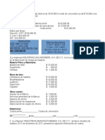 Ejercicips Sobre Costo Primo de Conversion y Total