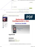 GPS Android Radardroid_ Configuración y Uso [Imágenes]