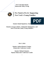 White Paper: Pre-Natal To Pre-K: Supporting New York's Young Families