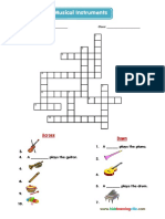 Musical Instruments: Across Down