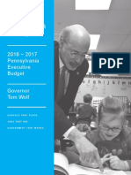 2016-17 Governor's Executive Budget