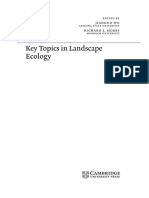 Wu, Jianguo Hobbs, Richard J. Key Topics in Landscape Ecology. 2007.