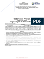 A Caderno de Provas PC Delegado