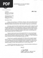 Tester Letter To Secretary James