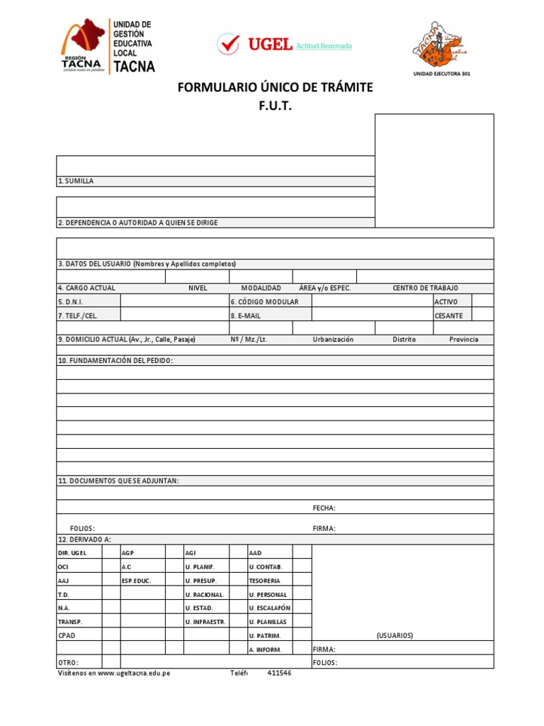 Fut Ugel Tacna 1 2015 | PDF