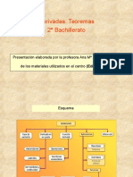 Derivadas. Teoremas