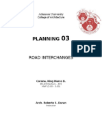 Planning: Road Interchanges