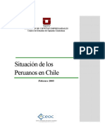 Centro de Estudios de Opinión Ciudadana (2005) - La Situación de Los Peruanos en Chile