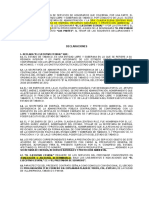 Formato Contrato Prestacion de Servicios-Honorarios 2013