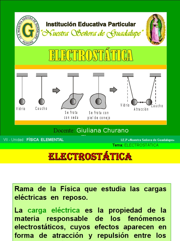 Leyes de la Electroestática en Física | PDF | Electrostática | Tasas ...