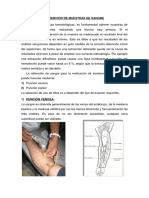 Obtención de Muestras de Sangre